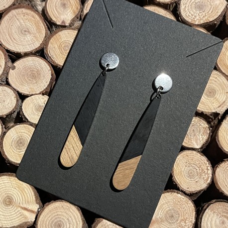 Pendante bois et résine