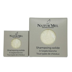 Shampoing solide à l'argile blanche