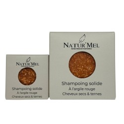 Shampoing solide à l'argile rouge
