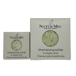 Shampoing solide à l'argile verte