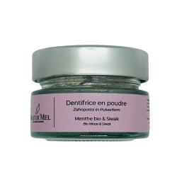 Dentifrice en poudre - Menthe bio & Siwak