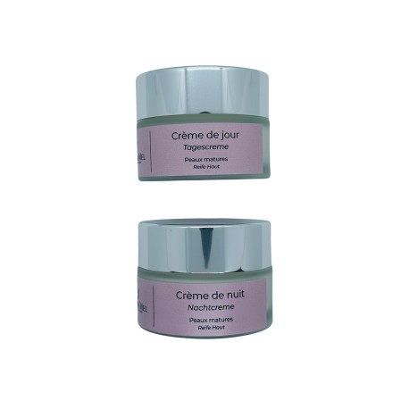 "Les duos" Crème de jour + crème de nuit