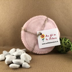 Disques démaquillants lavables - lot 5 pièces