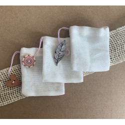 Sachets thé réutilisables en coton bio