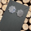 Boucles d'oreilles epoxy fixes (puces)